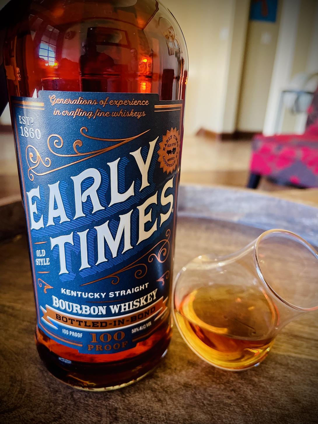 Early Times Bottled-in-Bond With Snifter Glass